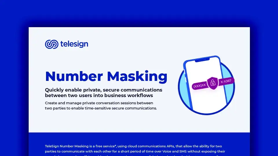 Number Masking datasheet