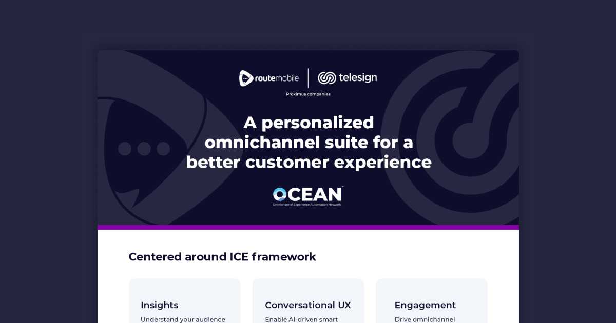 OCEAN omnichannel messaging 