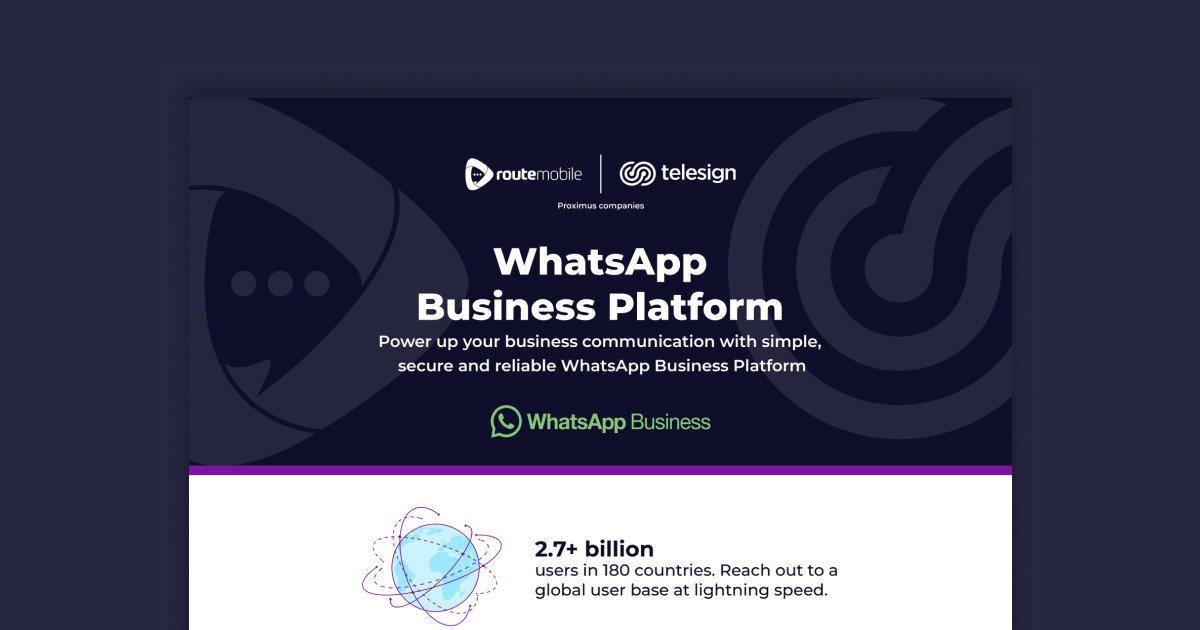 WhatsApp business platform 